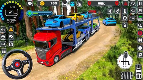 Offroad Car Transporter Truck Driving Cargo Trailer Truck Parking Simulator Android Gameplay