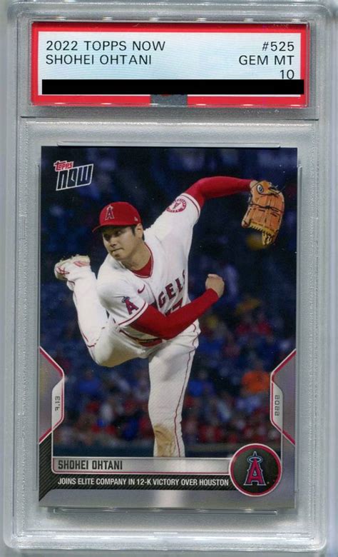 1着でも送料無料 2022 Topps Now MLB Shohei Ohtani 大谷翔平 PSA 10 GEM MINT Topps