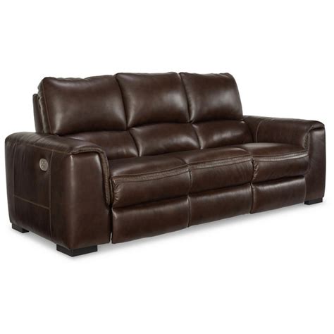 Benjara Loa Inch Dual Power Recliner Sofa Usb Port Dark Brown Faux