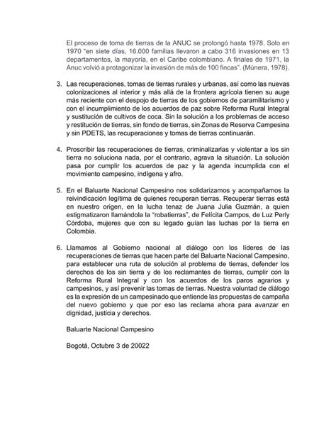 César Jerez on Twitter Las recuperaciones de tierras representan una