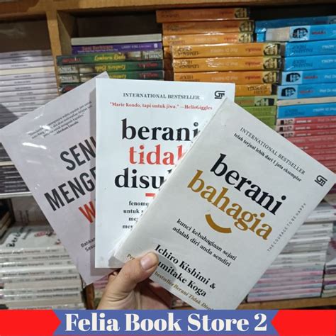 Jual Paket 3 Buku BERANI TIDAK DISUKAI BERANI BAHAGIA SENI