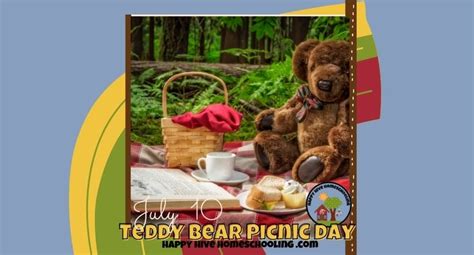 Teddy Bear Picnic Day Happy Hive Homeschooling