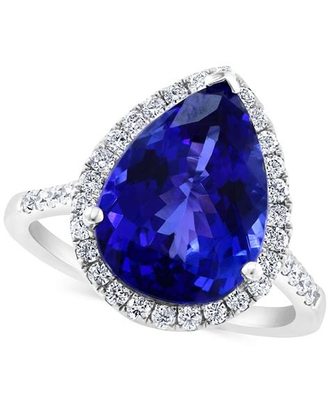 Effy Collection Effy® Tanzanite 6 Ct T W And Diamond 3 8 Ct T W