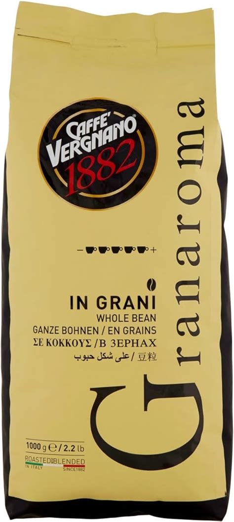 Caff Vergnano Grand Aroma Whole Bean Pack X Kg Amazon Co