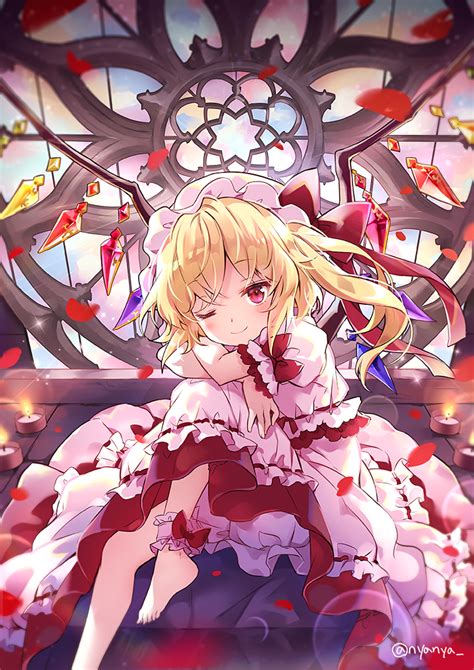 Touhou Flandre Scarlet Touhou Project 1000 Bookmarks フランドールスカーレット Pixiv イラスト 東方 壁紙 アニメの壁紙