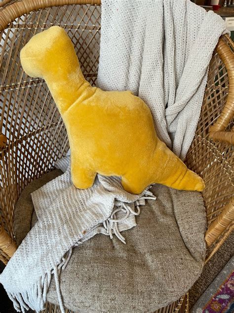 Dinosaur Chicken Nugget Shaped Pillow Fun Home Decor Fun Etsy