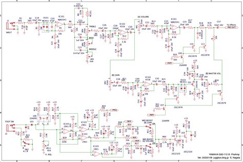 YAMAHA G50 112 III schematics 長田 猫舌 のblog