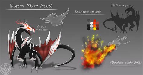 Rwby Grimm Wyvern Mount Commission By Batomys2731 On Deviantart