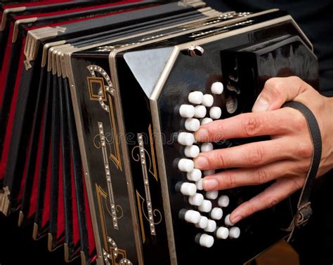 Traditional Tango Musical Instrument, Called Bandoneon. Stock Image ...