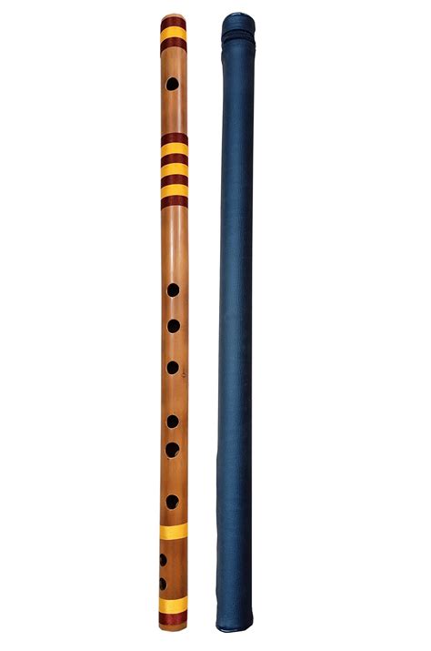 Buy Nadvenu Flutes Premium Concert Quality Scale A Sharp Bass Bansuri Flute Right Hand 22 Inches