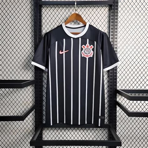 Camisa De Futebol Corinthians Branca E Preta Shopee Brasil