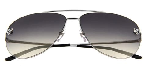 Cartier Panthère Pilot Ct0065s Aviator Metal Sunglasses Unisex Maverick And Wolf