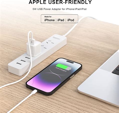 Cargador Para Iphone Certificado Apple Mfi Paquete De Adaptadores De