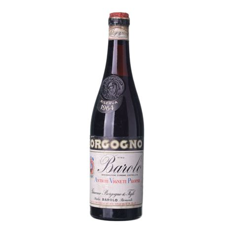 1964 Barolo Riserva Giacomo Borgogno Figli VIATEMPIA