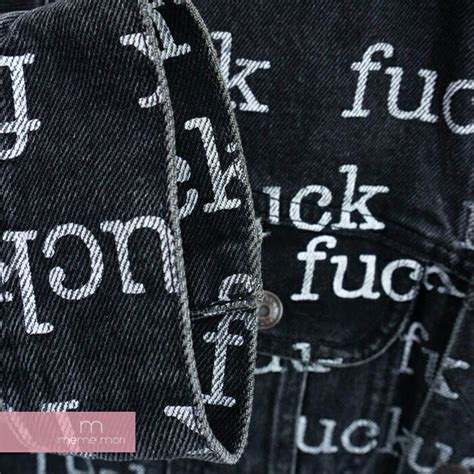 Supreme Ss Fuck Denim Jacket Fuck M