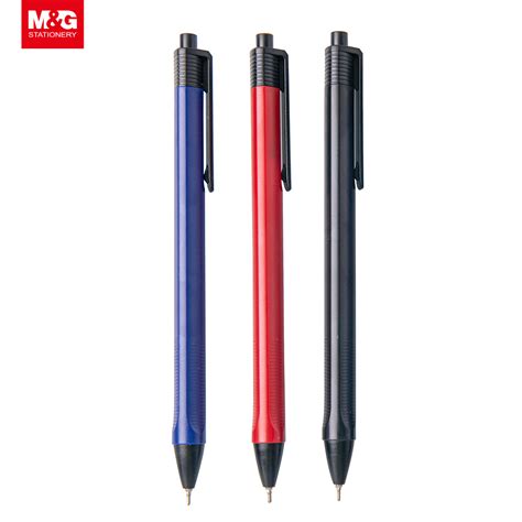 M G Smooth Semi Gel Ball Pen Mm Colors Blue Black Red Pens And