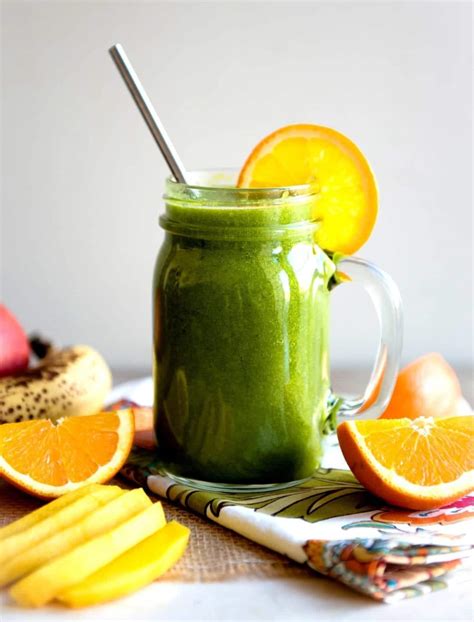 Mango Orange Smoothie Simple Green Smoothies