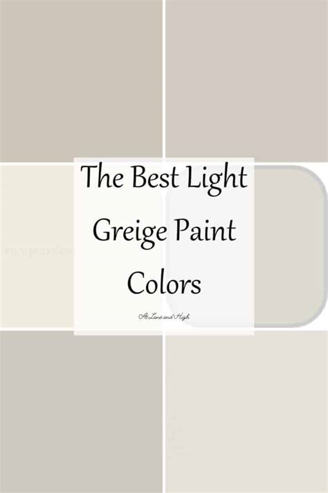 The Best Light Greige Paint Colors For 2025