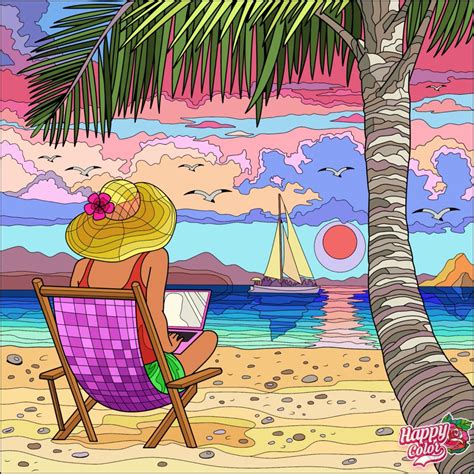 Solve Sunset On The Beach 36 Jigsaw Puzzle Online With 36 Pieces