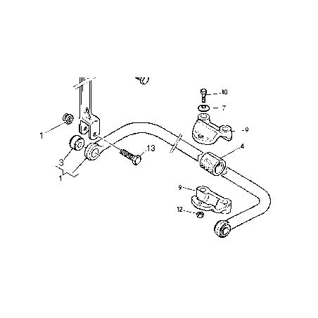 Barre Stabilisatrice Av Pour Renault 7482049342 P44012726