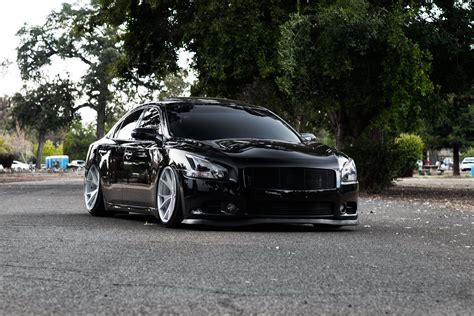 Darth Vader Approves Tuned Black Nissan Maxima On Custom Wheels Artofit