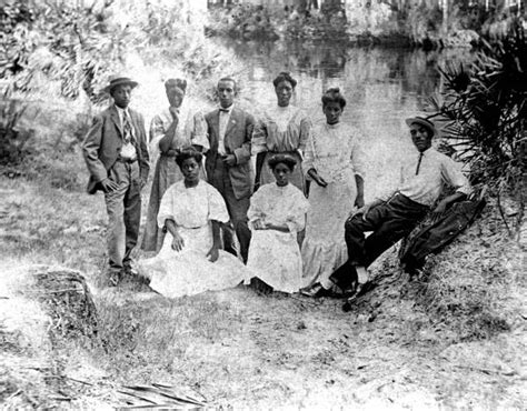 Florida Memory • Group Of African Americans Enjoying The Outdoors