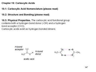 PPT Chapter 19 Carboxylic Acids PowerPoint Presentation Free To