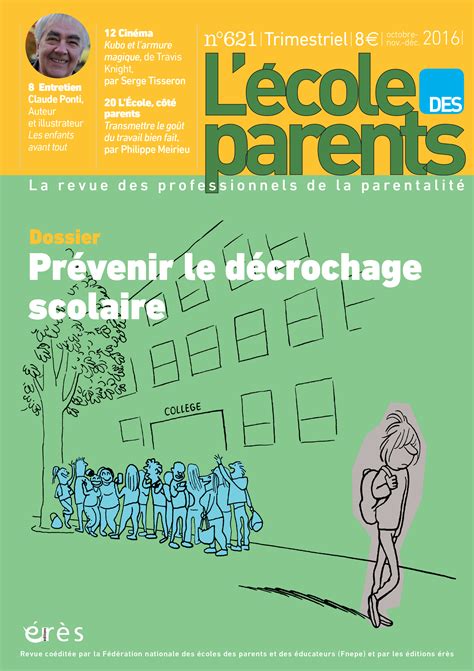 Prévenir Le Décrochage Scolaire érès