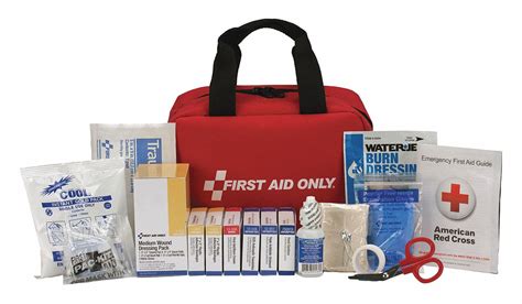 FIRST AID ONLY First Aid Kit, Kit, Fabric, Industrial, 25 People Served ...