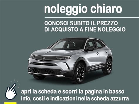 Offerta SUV E CrossOver Noleggio Chiaro OPEL MOKKA 1 2 T 100cv Edition