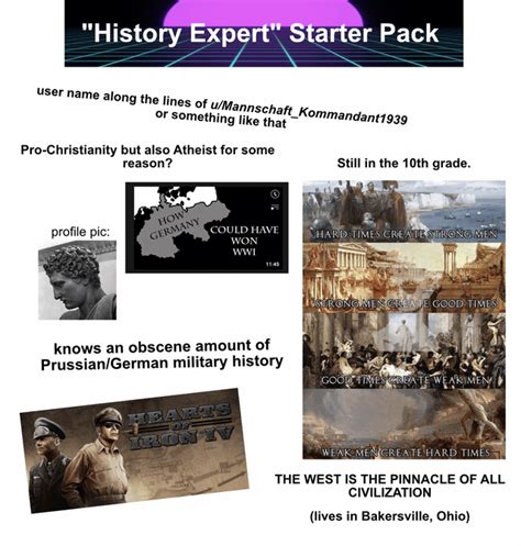 History Expert Starter Pack Rstarterpacks