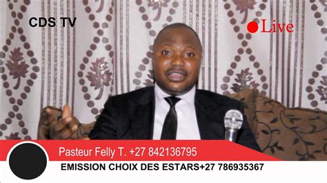 Pasteur Felly Tres Fache Contre Les Congilais Et Les Faux Pasteurs