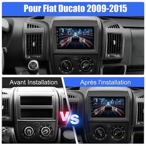 Junsun Autoradio Android 13 pour Fiat Ducato Peugeot Boxer Citroën