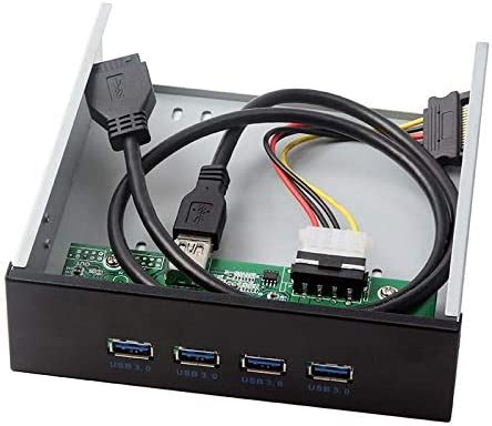 Cablecc Usb Hub Ports Front Panel To Motherboard Pin Connector