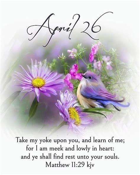 April 26 Take My Yoke Upon You