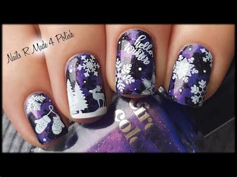 Winter Nageldesign Anleitung Wintern Gel Selber Machen Winter