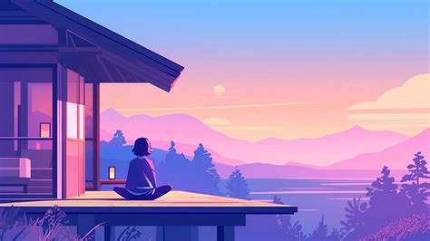 Lo-Fi Aesthetic Landscape Wallpaper - Download in HD & 4K