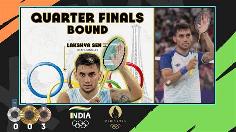 Quarter Finals Lakshya Sen Vs Chou Tien Chen Badminton Paris