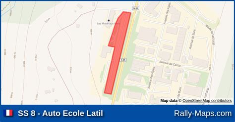 Ss Auto Ecole Latil Stage Map Rallye R Gional Du Gap Racing