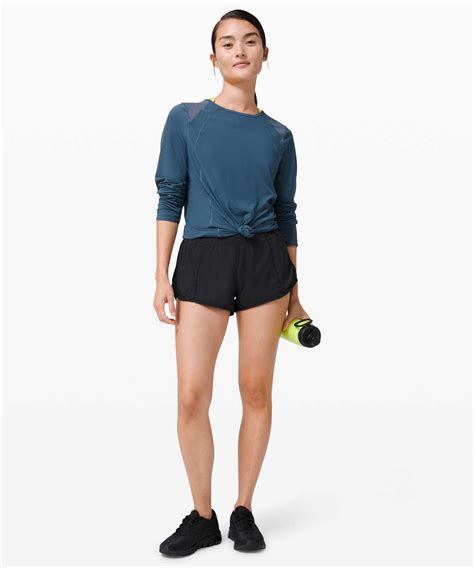 Lululemon Hotty Hot Short II 2 5 Black Lulu Fanatics