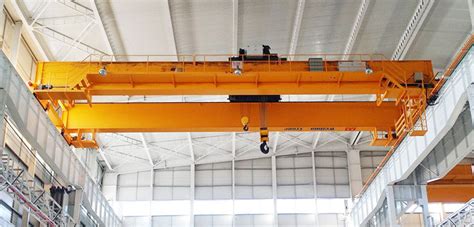 Double Girder Overhead Crane With Electric Hoist