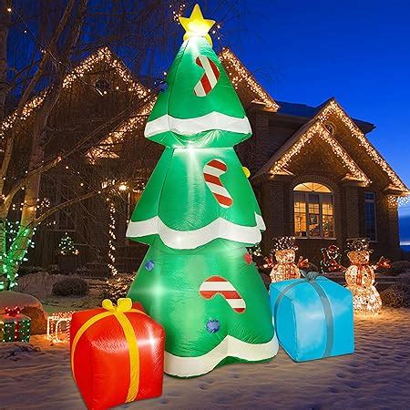 Amazon FirstE 7 FT Christmas Inflatables Tree Outdoor Decorations