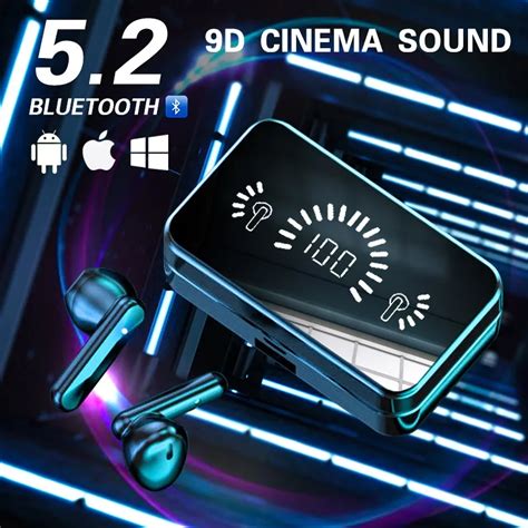 S20 Tws Bluetooth Compatible Earphones Stereo Sport Headset Waterproof