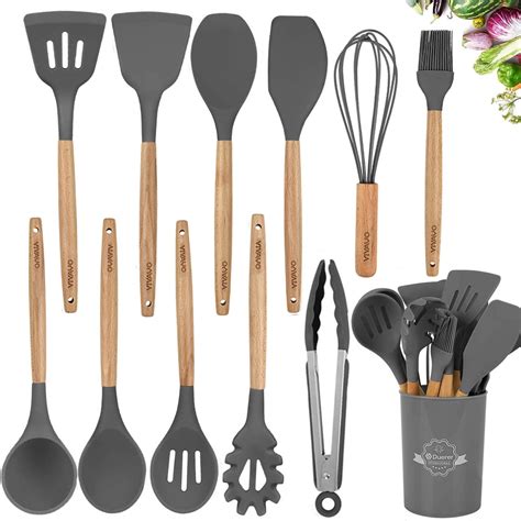 Vivayo Silicone Cooking Utensil Kitchen Utensils Set 12 Pieces