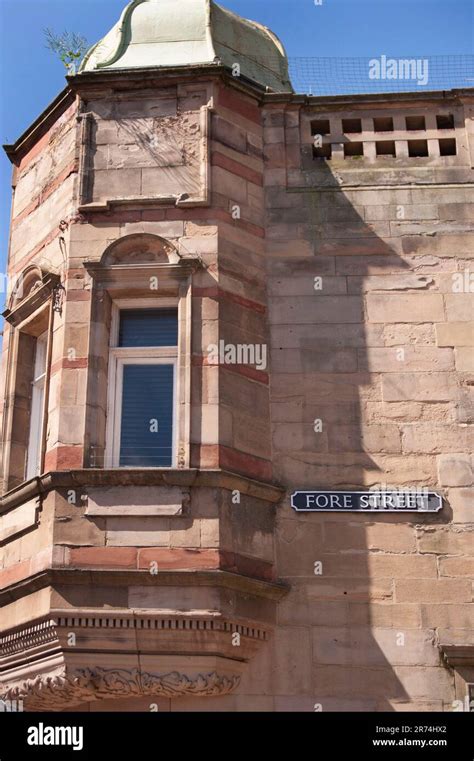 Ornate Corner Room On Fore Street Building Hexham Northumberland