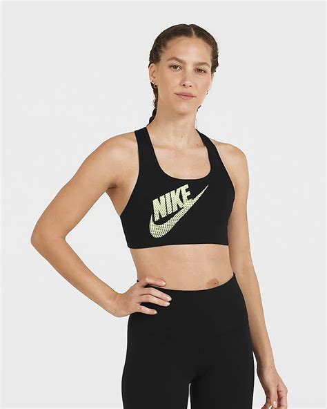 Nike Swoosh Womens Medium Support Non Padded Dance Sports Bra Nike Ae