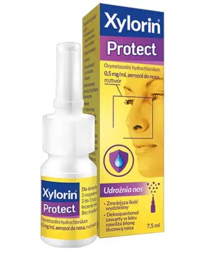 Xylorin Protect 0 5 mg ml aerozol do nosa 7 5 ml ᐈ Cena Opinie