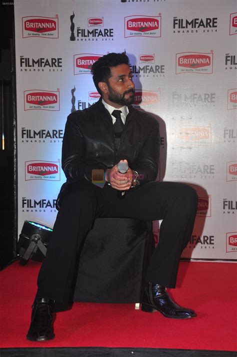 Abhishek Bachchan announces filmfare awards in Leela Hotel, Mumbai on 12th Jan 2015 / Abhishek ...