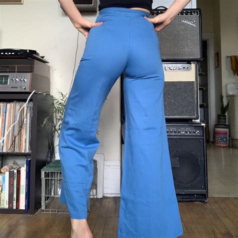 Women S Blue Trousers Depop