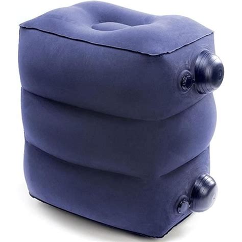 Pouf Gonflable Repose Pieds Couches Hauteur Ajustable Pour Dormir